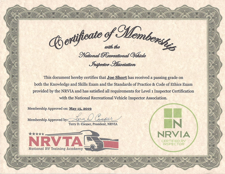 nrvia level 1 certificate small